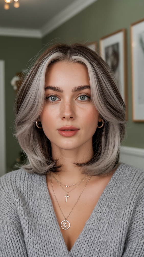 Mushroom brown hair color 2026 Classic Mushroom Brown Solid with Soft Layers