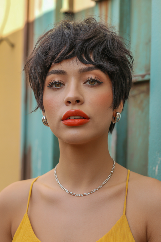 pixie hairstyles 2026 Soft Curly Pixie With Natural Movement