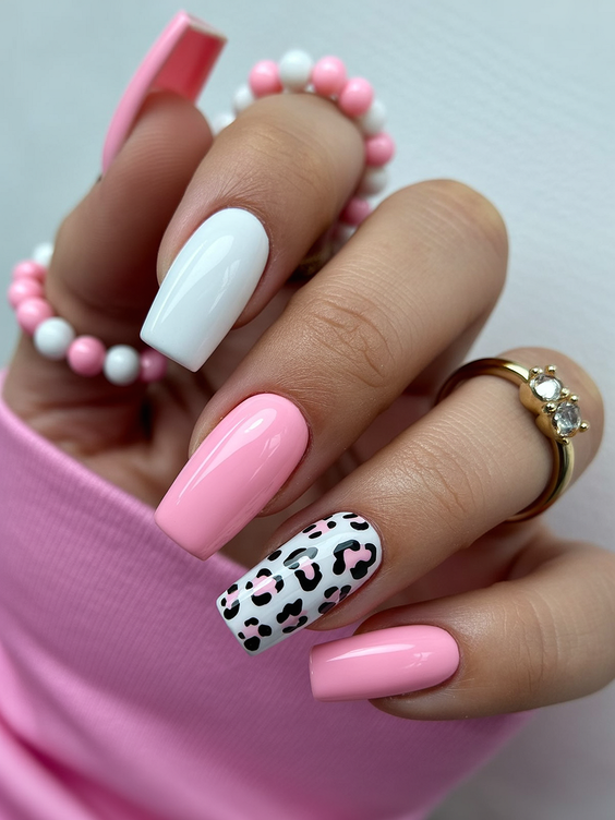 square nails design blue winter square nails