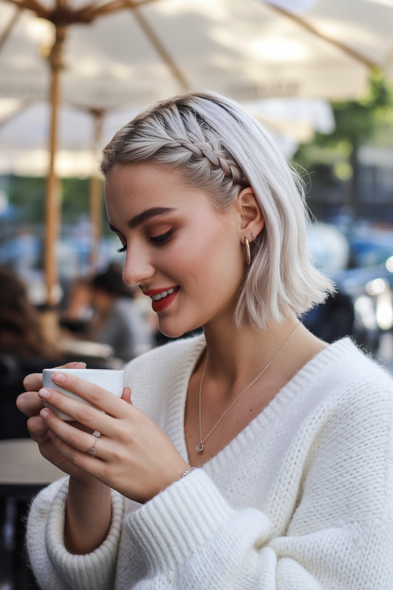 trendy haircuts for short hair 2026 blonde bob