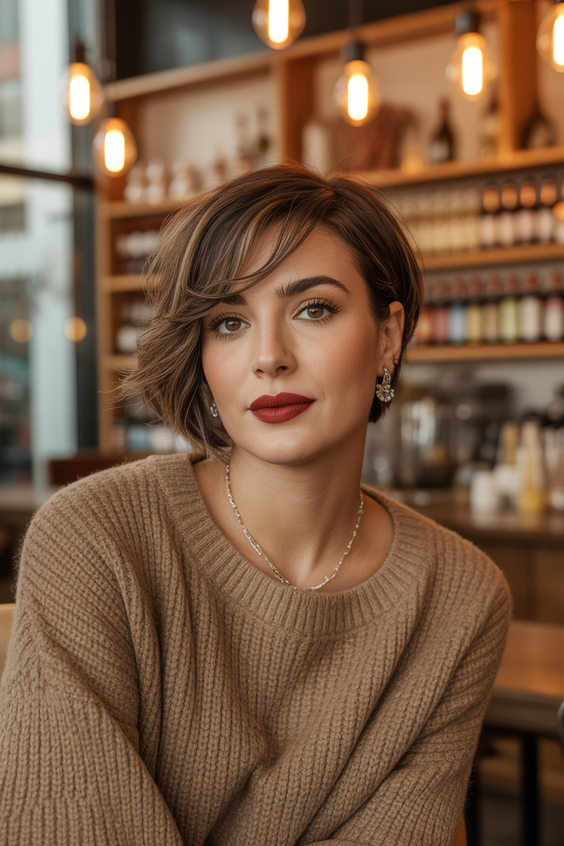 trendy haircuts medium short bob 2026