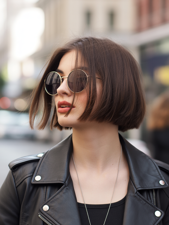 bob haircut 2026 Urban Blunt Bob With Soft Movement
