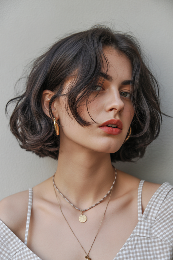 bob haircut 2026 Airy Voluminous Curly Bob