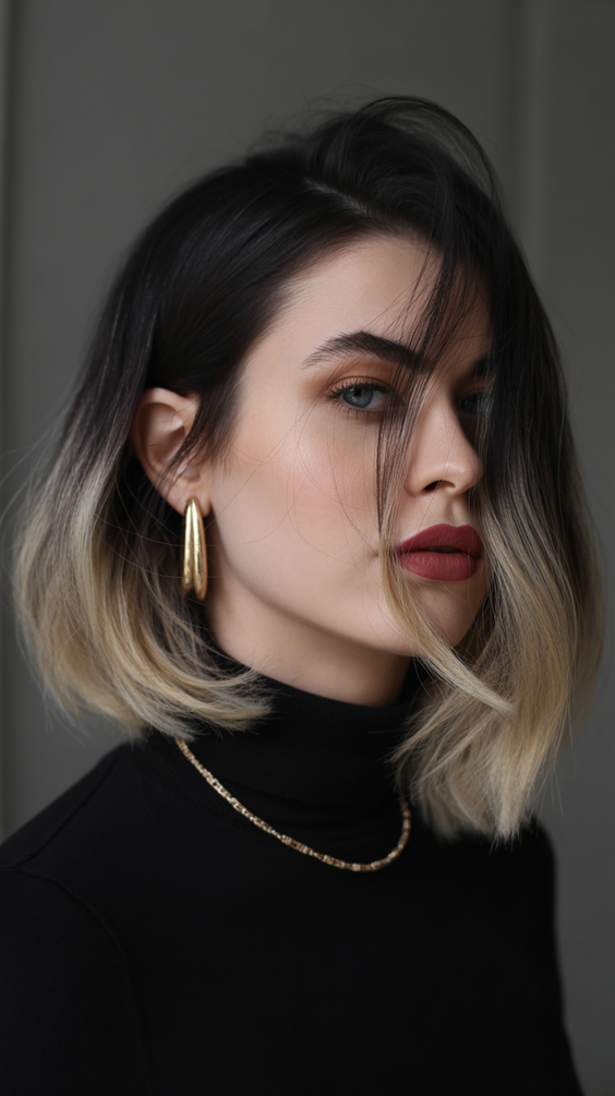 trendy bob hairstyles 2026 shadowed blonde fade bob
