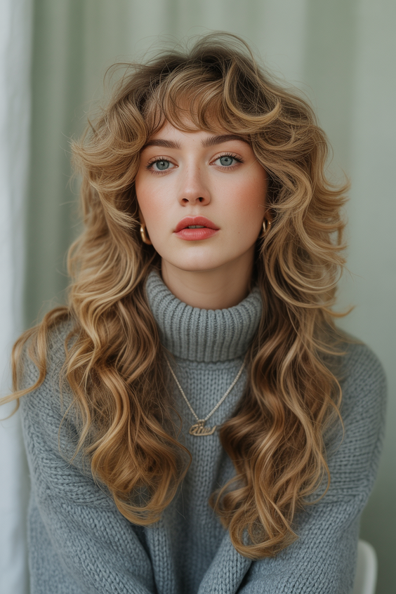 trendy haircuts 2026 curly butterfly layers with breezy shape