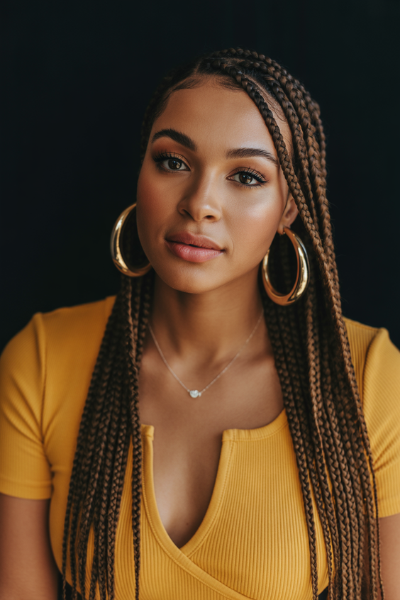 trendy hairstyles for black women 2026 honeyed box braid grace
