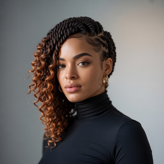 trendy hairstyles for black women 2026 twist and curl harmony