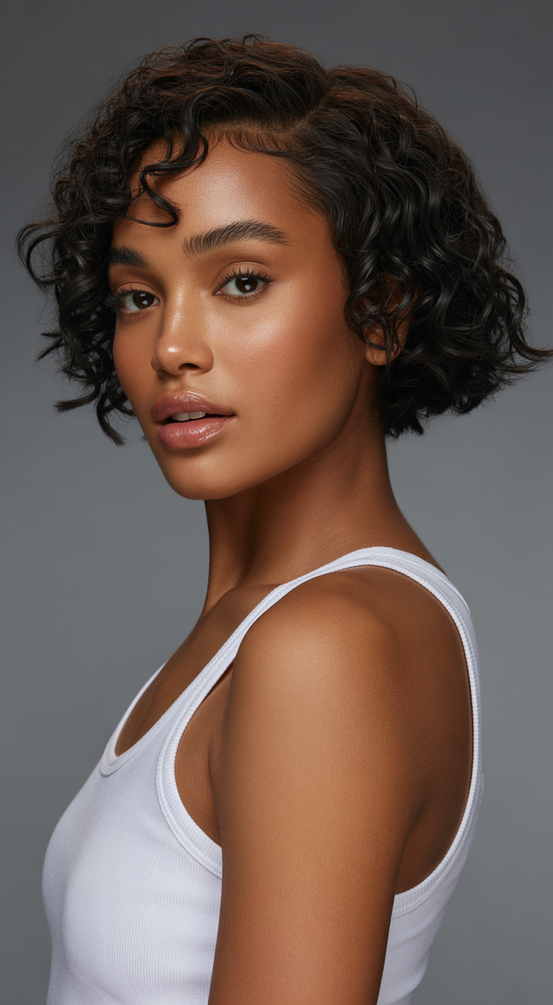 trendy hairstyles for black women 2026 curly bob revival