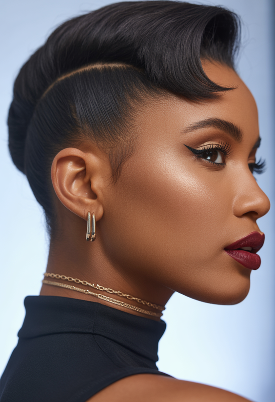 trendy hairstyles for black women 2026 vintage sculpted glam