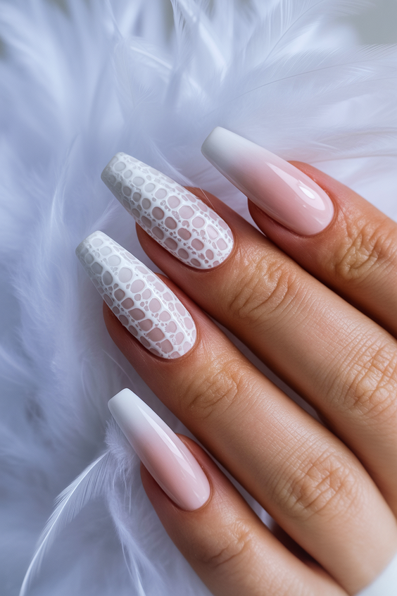 white nails inspiration 2026 milky lace almond