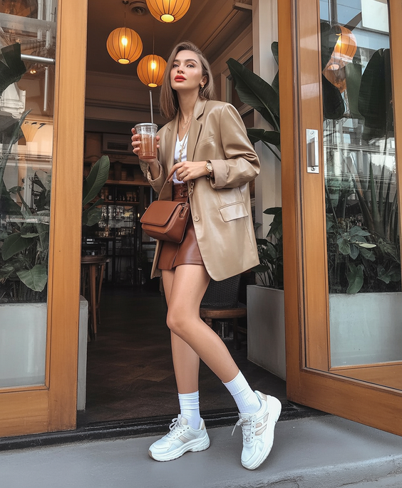 winter to spring outfits 2026 Modern Blazer Styling With a Dressy Feel