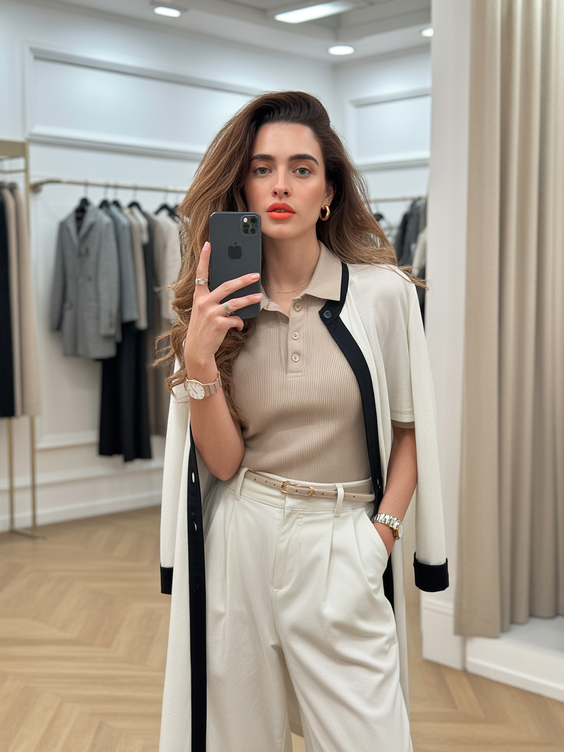 winter to spring outfits 2026 Soft Tailoring That Feels Calm and Intentional