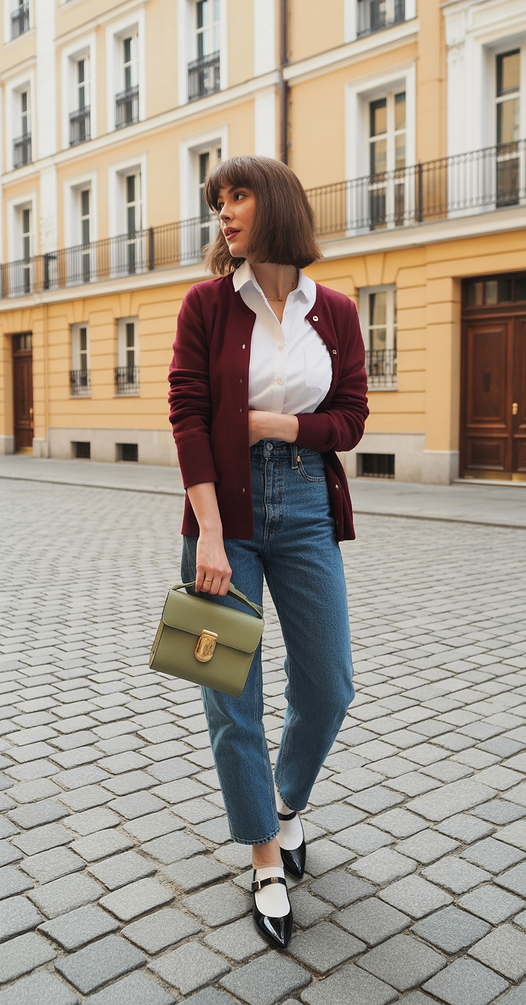 every day spring outfits 2026 Quiet Preppy Layers for Cool City Days