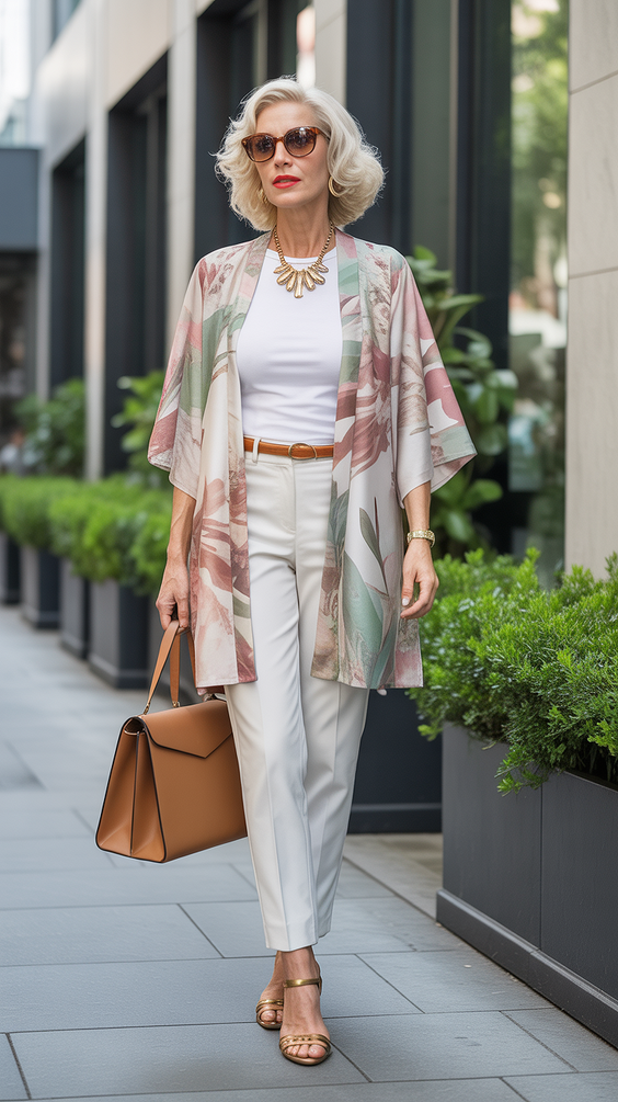 Cute spring dressing over 50 2026 Light Layers With Artistic Spring Flair