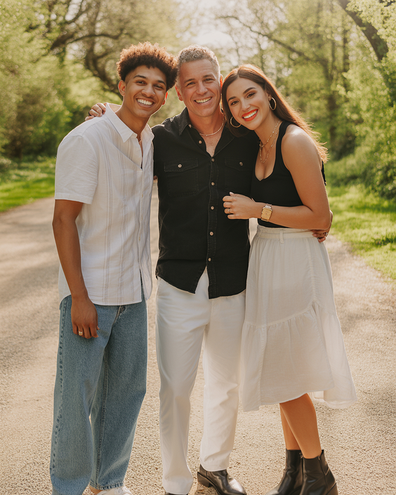 cute spring family pictures outfits 2026 Soft Neutrals With a Relaxed Family Feel