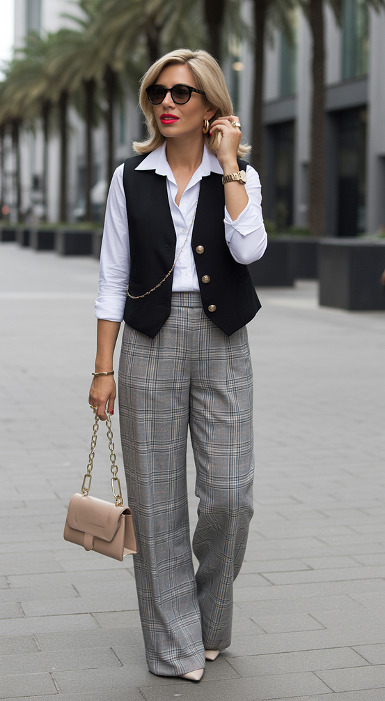 Cute spring office outfits 2026 Tailored Layers
