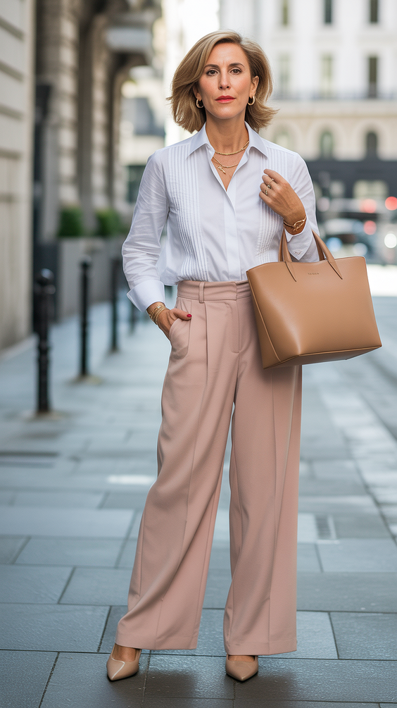 Cute spring office outfits 2026 Neutral Tones