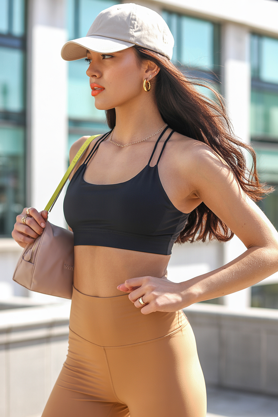 cute spring outfit with a baseball cap 2026 Sporty minimal look