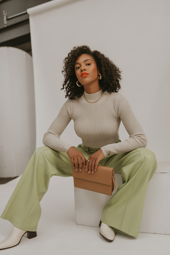 cute spring outfits black women trends 2026 Soft Neutrals and Clean Lines for Everyday Confidence