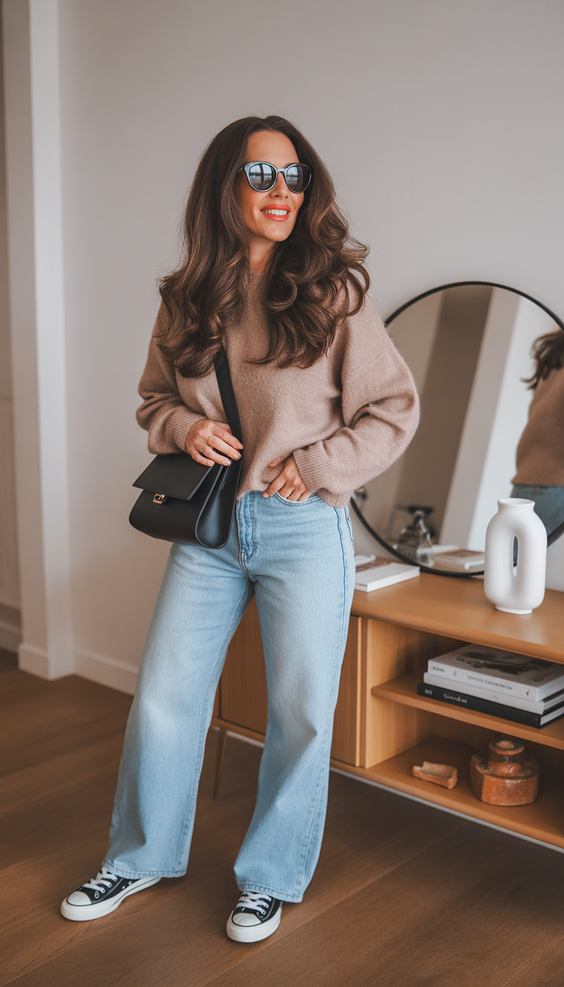 cute spring outfits for women over 30 2026 Relaxed Weekend Comfort with Style Built In