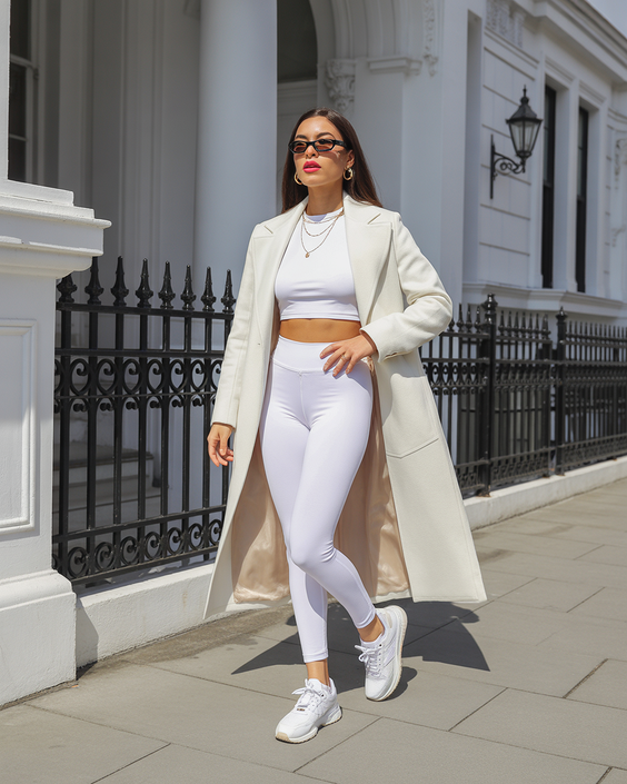 cute spring transition outfits 2026 ideas-Sporty Minimal Spring Look