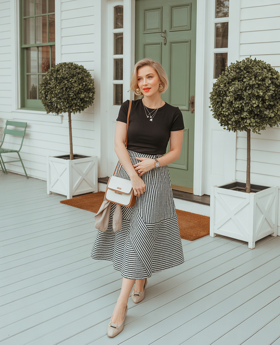 cute spring travel outfits 2026 Classic Stripes for Slow Mornings