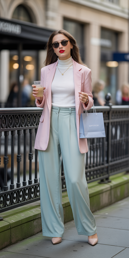 spring wardrobe essentials 2026 Soft Tailoring Meets Modern Pastels