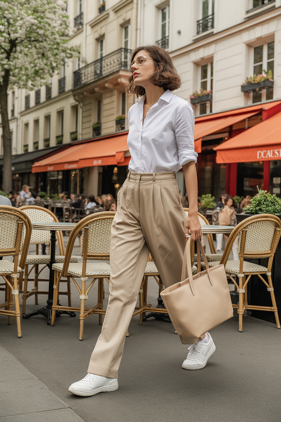 spring wardrobe essentials 2026 Effortless City Dressing with French Energy