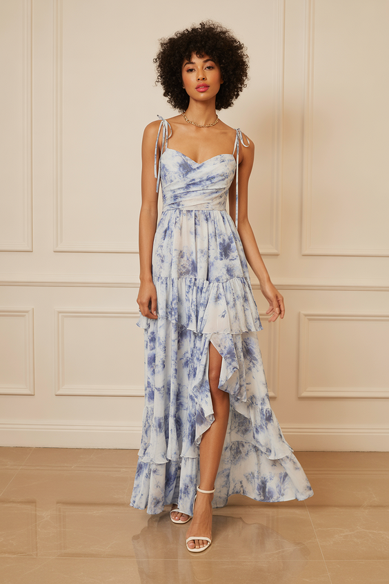 cute spring wedding guest outfit 2026 Romantic Ruffles With Easy Movement