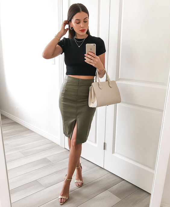 cute spring workwear 2026 Sleek Minimal Contrast With a Modern Edge