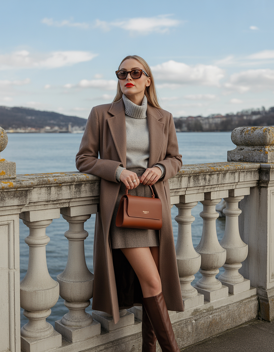early spring outfits 2026 Tailored Coat Look