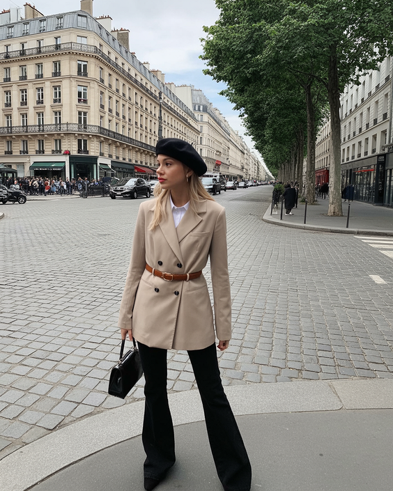 paris spring outfit travel Tailored Blazer Looks for Classic Paris Streets