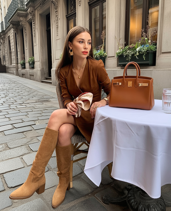 elegant spring outfits for women 2026 Polished Cafe Style with Timeless Appeal