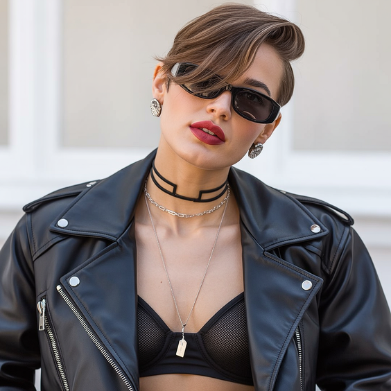 February Haircut Ideas 2026 Modern Side Swept Pixie