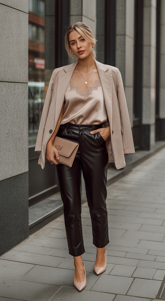 spring fashion outfits 2026 Modern Power Casual With Soft Tailoring