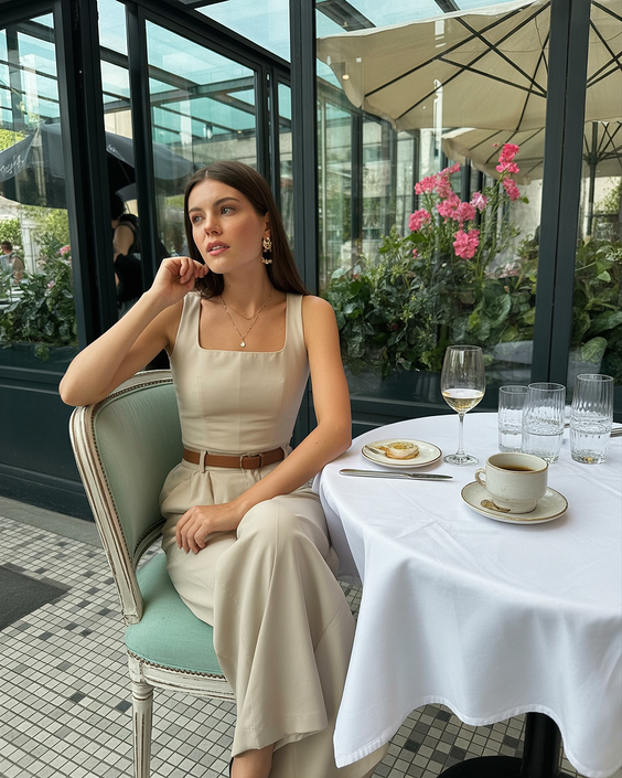 spring fashion outfits 2026 Soft Cafe Chic for Relaxed Spring Days