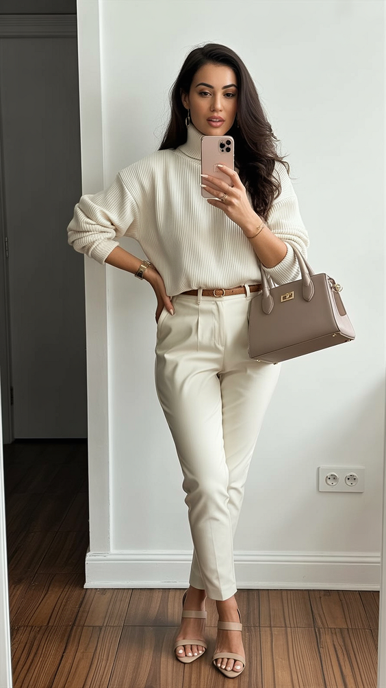 spring outfits trends 2026 Neutral Monochrome for Everyday Polish