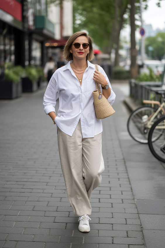 spring outfits trends 2026 Relaxed City Basics With European Ease