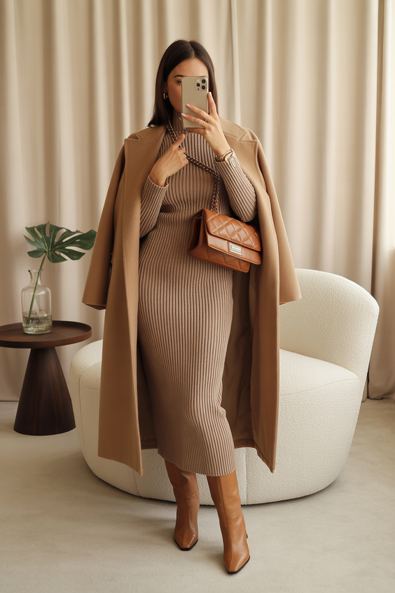 spring outfits trends 2026 Monochrome Neutrals With a Luxe Feel