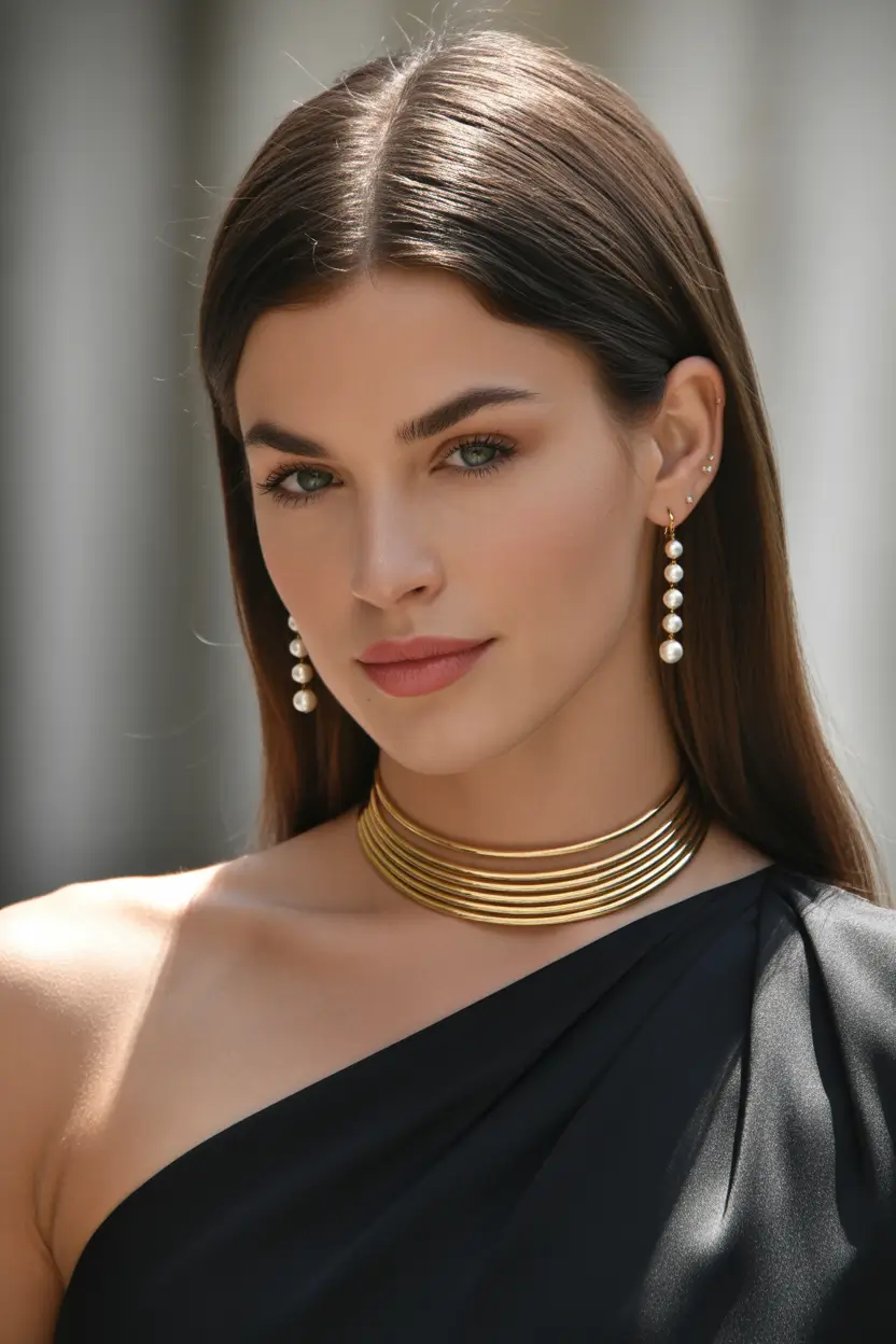 best spring caramel hair color 2026 sleek brunette with hidden caramel undertone 18