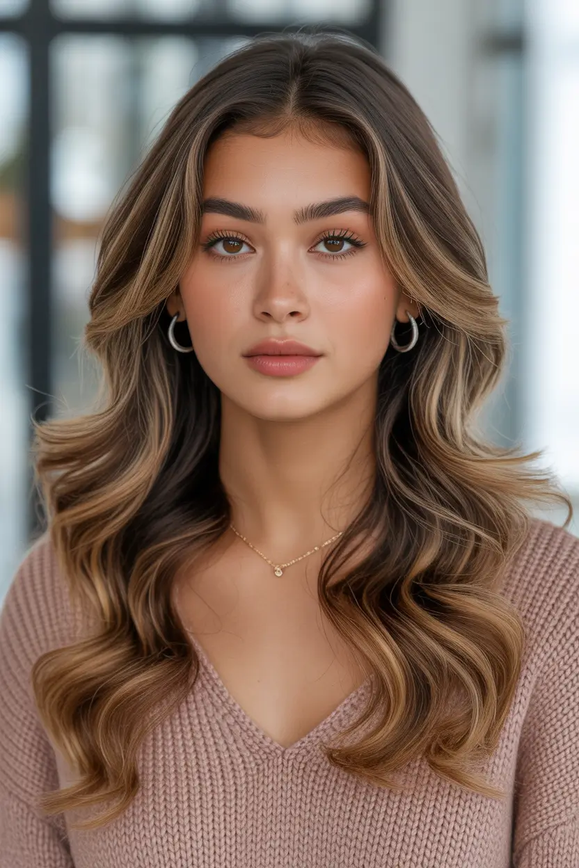 best spring caramel hair color 2026 natural glow caramel on dark brown with subtle contour