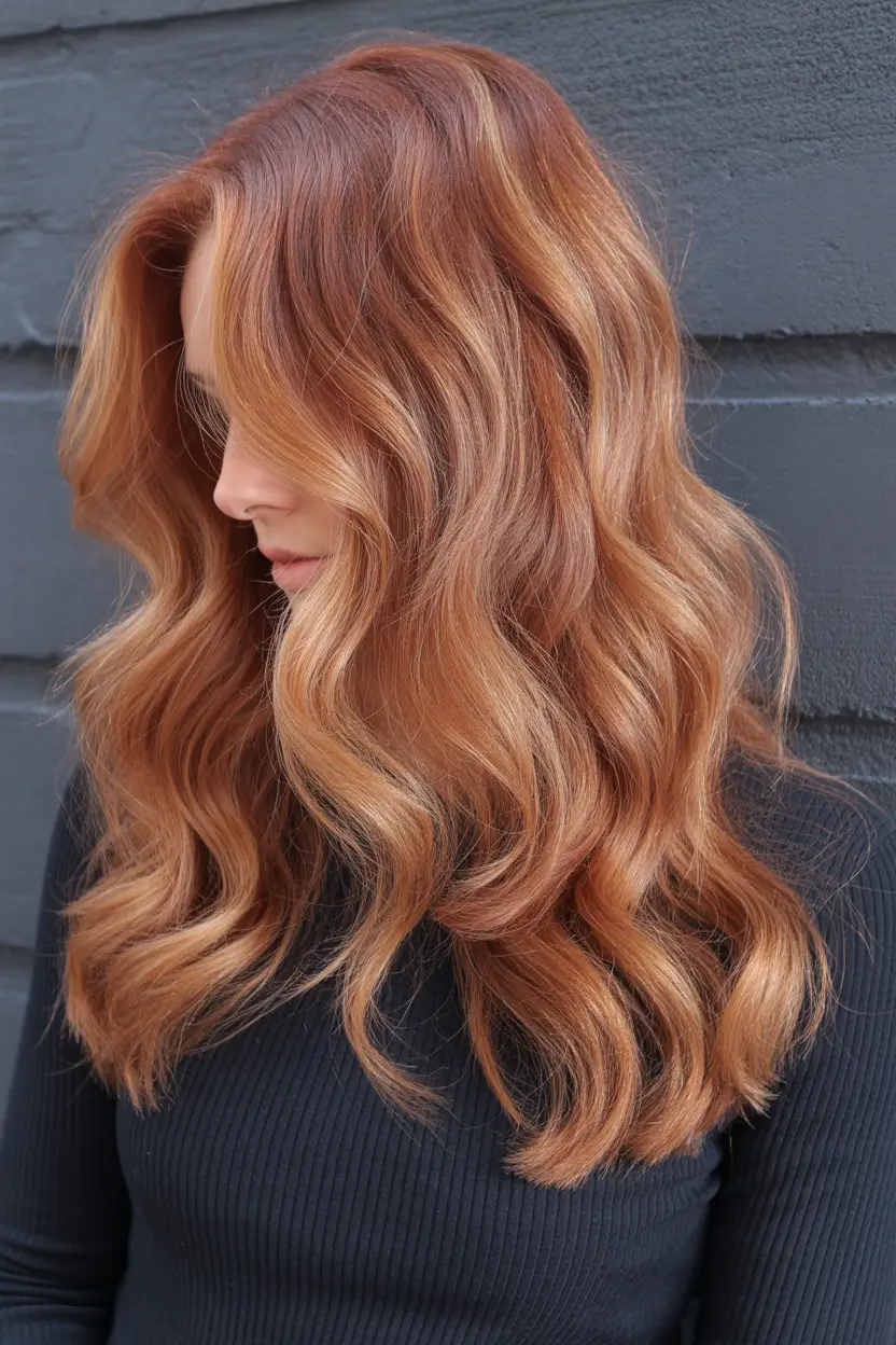 best spring hairstyles 2026 Soft Copper Waves