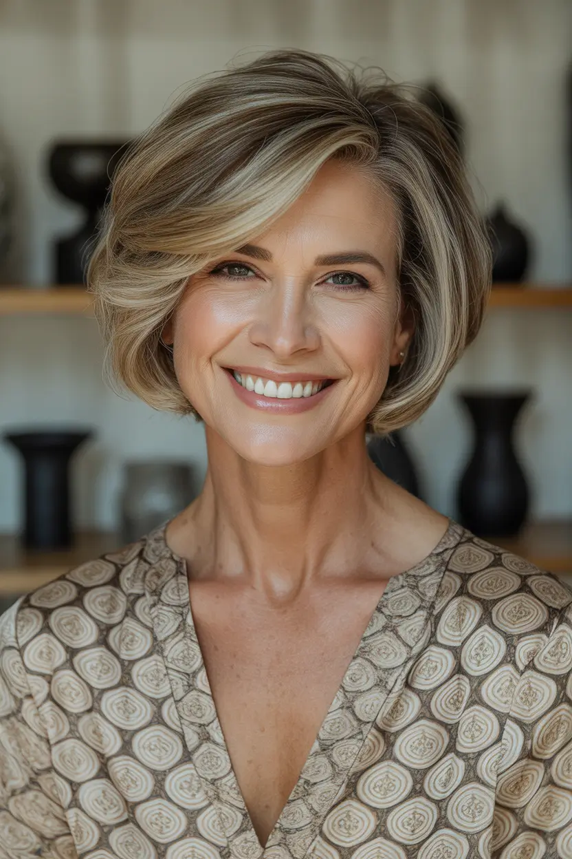 chic spring haircuts for women over 60 2026 soft-voluminous-bob-with-creamy-dimension