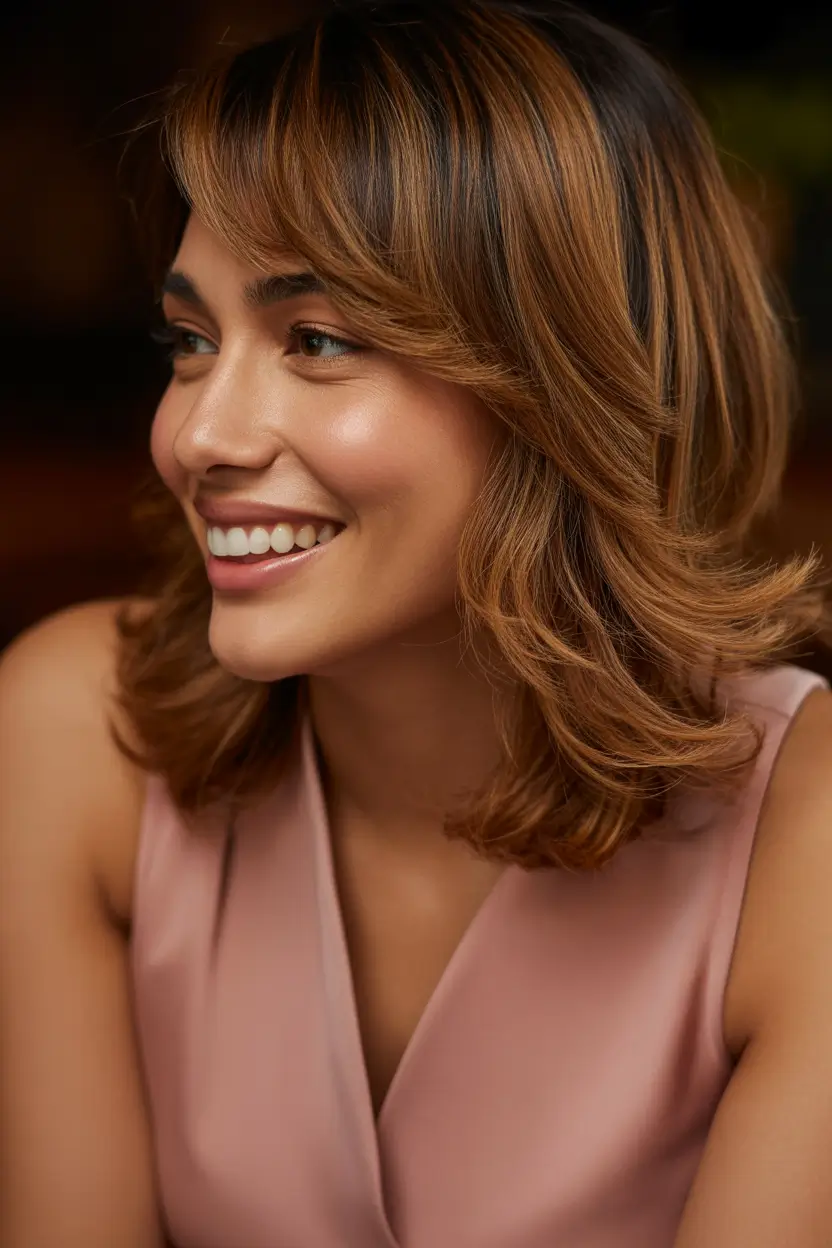 chic spring haircuts for women over 60 2026 warm-caramel-feathered-mid-length-cut-18