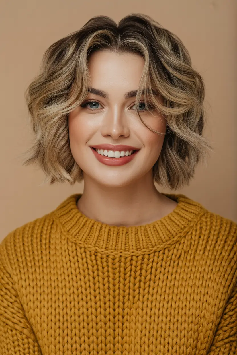 chic spring haircuts for women over 60 2026 textured-chin-length-bob-with-soft-waves