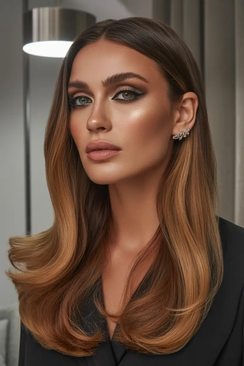 cute spring hair color for tan skin 2026 rich mocha dimension