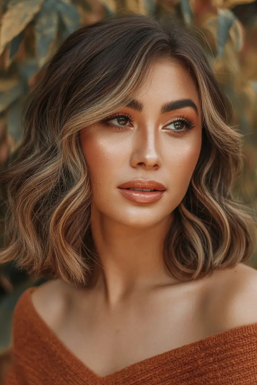 cute spring hair color for tan skin 2026 warm chestnut