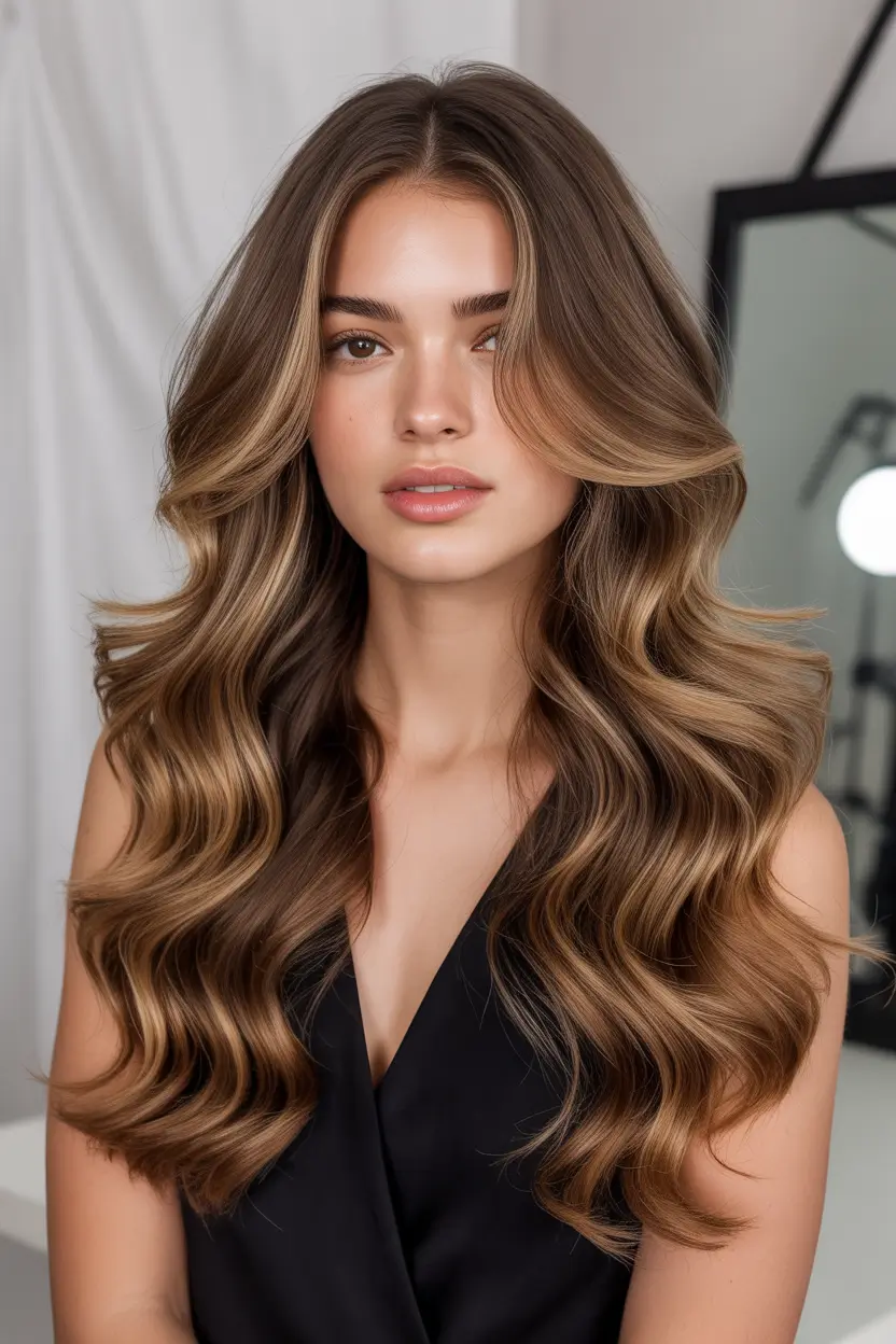 cute spring hair color for tan skin 2026 soft brunette lift