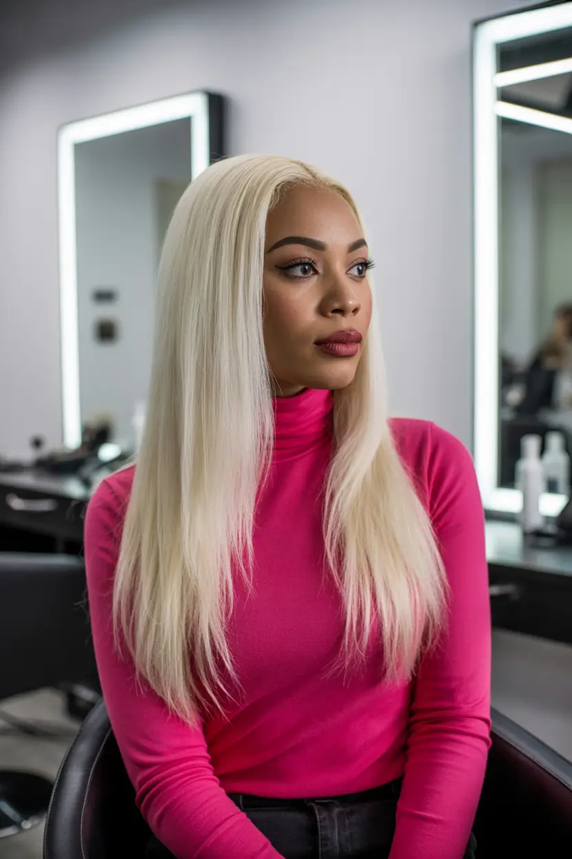 cute spring hair color ideas 2026 to look younger sleek vanilla platinum 17