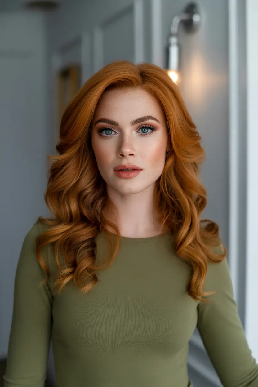 cute spring hair color ideas 2026 to look younger vivid copper red 20